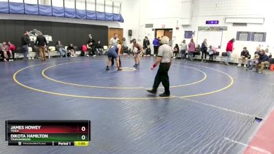 190 lbs Cons. Round 5 - James Howey, Tioga vs Dikota Hamilton, Trumansburg