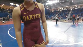 140 lbs Champ. Round 2 - Kennedy Baick, Oakton vs Josephine Dollman, Norwin