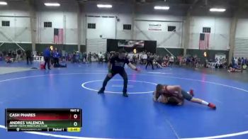 123 lbs 3rd Place Match - Cash Phares, - vs Andres Valencia, Bryan Youth Wrestling Club