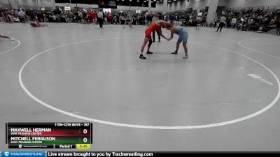 157 lbs Cons. Round 4 - Maxwell Herman, WAR Training Center vs Mitchell Ferguson, Ohio Training Center