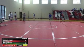 144 lbs Round 2 (16 Team) - Nolen Dunn, Arab vs Sawyer Hardy, Spain Park HS