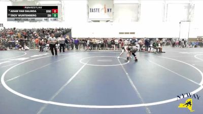 145 lbs Champ. Round 1 - Adam Van Dalinda, Deep Roots Wrestling Club vs Troy Wurtenberg, Superior Wrestling Academy
