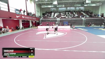 285 lbs Cons. Round 3 - Gavin Bage, Frostburg State vs Gavin Harper, Wheeling