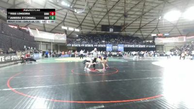 Girls 4A 135 lbs Cons. Semi - Tess Longoria, Sumner (Girls) vs Janessa O`Connell, Union (Girls)