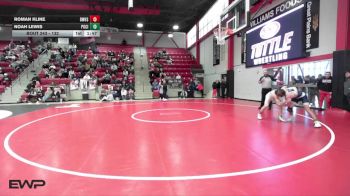 132 lbs 5th Place Match - Roman Kline, Bentonville West High School vs Noah Lewis, PONCA CITY