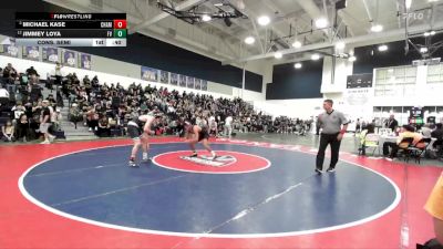 144 lbs Cons. Semi - Jimmey Loya, Fountain Valley vs Michael Kase, Chaminade