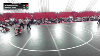 12U Boys - 78 lbs 1st Place Match - Romen Melstrand, Askren Wrestling Academy vs Bransen Weber, LaCrosse Area Wrestlers