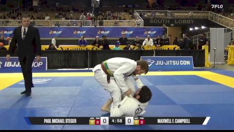 Maxwell F. Campbell vs Paul Michael Steger 2026 Pan Jiu Jitsu IBJJF Championship
