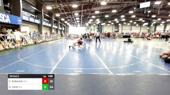 127 lbs Rr Rnd 2 - Chase Sukanick, Grit Mat Club Red vs Dylan Lane, Indiana Outlaws Maroon