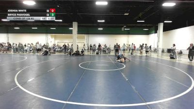 132 lbs Consi Of 128 #2 - Joshua White, GA vs Bryce Pasvogel, CA