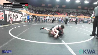 132 lbs Rr Rnd 2 - Devin Brunts, Timberwolves vs Reece Kelly, Norman Grappling Club