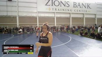 130 lbs Cons. Round 2 - Ziarra Mcmickell, Uintah vs Adelyn Kirkland, Herriman