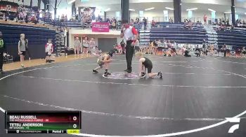 50 lbs Semis & 1st Wrestleback (8 Team) - Beau Russell, The Untouchables Purple vs TETSU ANDERSON, MF Savages