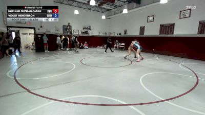 125 lbs Semifinal - Noelanii Guzman Caban, Fightin Irish Wrestling Club vs Violet Henderson, Cordoba Trained