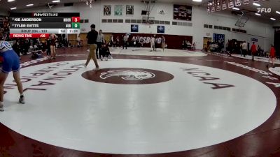 133 lbs 7th Place Match - Kie Anderson, Concordia-Moorhead vs Tyler Evitts, Aurora Universtiy