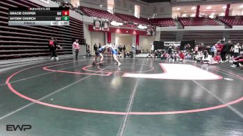 155 lbs Final - Gracie Cooper, Bixby Girls HS vs Jayden Church, Unattached