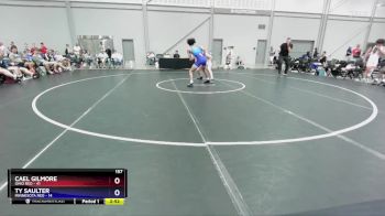 157 lbs Round 2 (8 Team) - Cael Gilmore, Ohio Red vs Ty Saulter, Minnesota Red