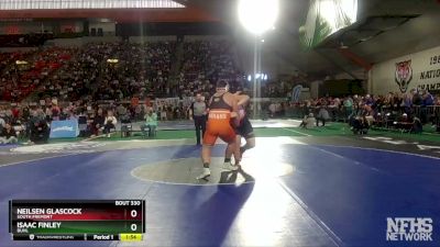 3A 285 lbs Semifinal - Neilsen Glascock, South Fremont vs Isaac Finley, Buhl