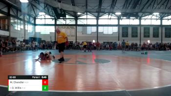 83-88 lbs Semifinal - Obadiah Willis, Beat The Streets Chicago vs Maison Chandler, Mt. Zion Kids Wrestling Club