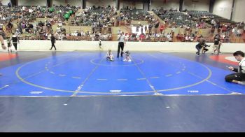 43 lbs Quarterfinal - Israel Weinreich, Level Up Wrestling Center vs Silas Venable, Banks Co. BattleBorn Wrestling