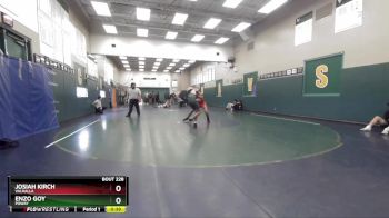 113 lbs Cons. Round 2 - Enzo Goy, Poway vs Josiah Kirch, Valhalla