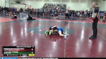 70 lbs Round 3 - Magdalen Rauenhorst, Summit Wrestling Academy vs Savanna Steger, EB Mat Club