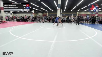 126 lbs Consi Of 8 #1 - Camron Latham, Cowboy/Cowgirl Wrestling Club vs Jonathan Pacheco, ONE Wrestling Academy