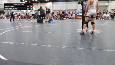 150 lbs Round 3 (6 Team) - Ronny Marlow, MF Army vs David Eaton, The Dream Team