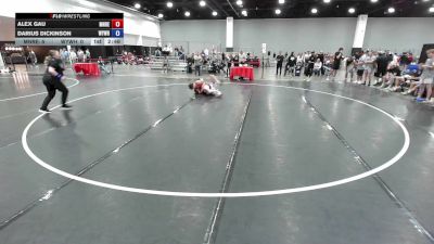 132 lbs Alex Gau, Minnesota Red vs Darius Dickinson, Team Wyoming White