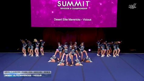 Desert Elite Mavericks - Vicious [2026 L1 Junior - Flex - D2 - Medium Semis] 2026 The D2 Summit