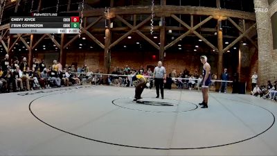 215 lbs Quarters & 1st Wb (16 Team) - Chevy Joyce, Coahulla Creek vs J`Sun Covington, Cook