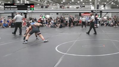 130 lbs Placement (4 Team) - Kellen McCabe, Team PA/USA vs Ayden Jimenez, Grit Mat Club