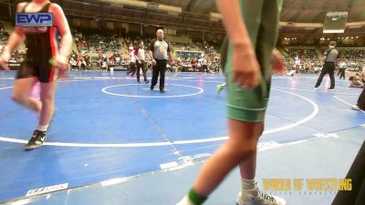 96 lbs Consi Of 16 #2 - Zion Robertson, Toss Em Up vs Brentley Mabe, Techfall Wrestling Club