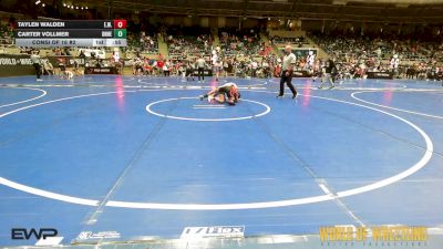 73 lbs Consi Of 16 #2 - Taylen Walden, Elgin Wrestling vs Carter Vollmer, Team Donahoe