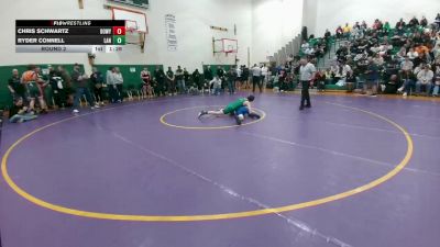 120 lbs Round 2 - Ryder Connell, Lander vs Chris Schwartz, DouglasWY