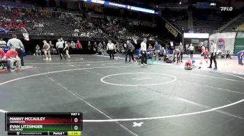 113 Class 3 lbs Quarterfinal - Evan Litzsinger, Hillsboro vs Manny McCauley, Warrenton