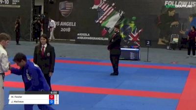 Victor Hugo Marques vs Waldyr Filho 2018 Abu Dhabi Grand Slam Los Angeles