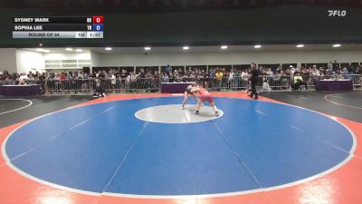 118 lbs Round Of 64 - Sydney Mark, NC vs Sophia Lee, TN