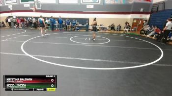 185 lbs Round 2 - Emma Thomas, Cypress Creek (Girls) vs Krystina Baldwin, Huntsville (Girls)