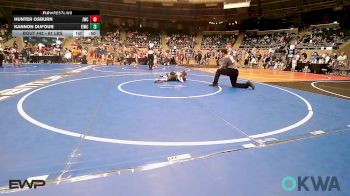 61 lbs 3rd Place - Hunter Osburn, Jay Wrestling Club vs Kannon Dufour, Eufaula Ironheads Wrestling Club