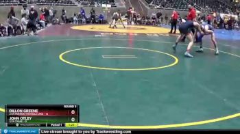 132 lbs Round 3 (3 Team) - Dillon Greene, 2/1A Monroe/Triangle Lake vs John Otley, 2/1A Crane