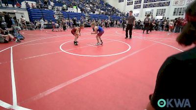 70 lbs Round Of 16 - Wyatt Brien, Pawnee Peewee Wrestling vs Grady Lail, Chandler Takedown Club