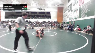 190 lbs Semifinal - Adrian Estrada, Warren vs Julio Leija, Trabuco Hills