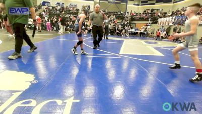 73 lbs Round Of 16 - Brady Boles, Mustang Bronco Wrestling Club vs Ryker Peck, Standfast OKC