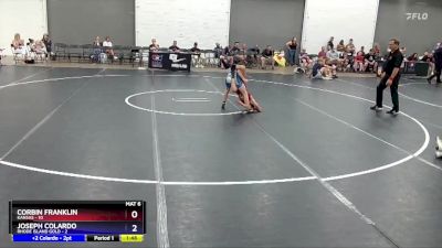 92 lbs Round 1 (6 Team) - Corbin Franklin, Kansas vs Joseph Colardo, Rhode Island Gold