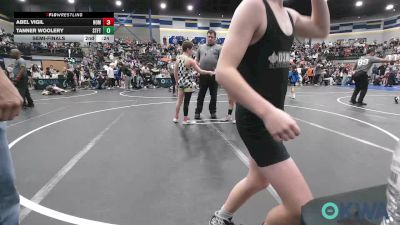 90 lbs Semifinal - Gunner Adams, D3 Wrestling Cluib vs Joel Ramirez, Hennessey Takedown Club