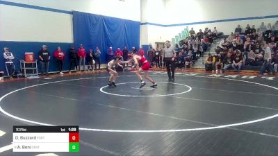 107 lbs Round Of 16 - Drake Buzzard, Fort Cherry vs Angelo Boni, Central Valley