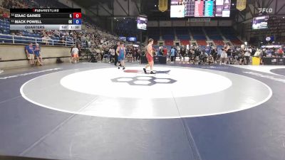157 lbs Quarters - Izaac Gaines, IL vs Mack Powell, OK