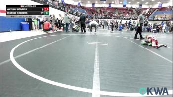 43-46 lbs Quarterfinal - Gunner Poeling, Duncan Demons vs Jaxx Garza, Dumas Wrestling Club