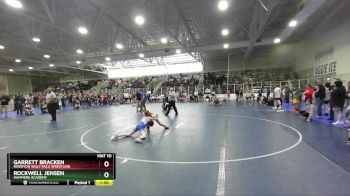 106 lbs Champ. Round 1 - Garrett Bracken, Riverton Wolf Pack Wrestling vs Rockwell Jensen, Hammers Academy